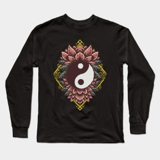 Yin Yang Artwork Long Sleeve T-Shirt